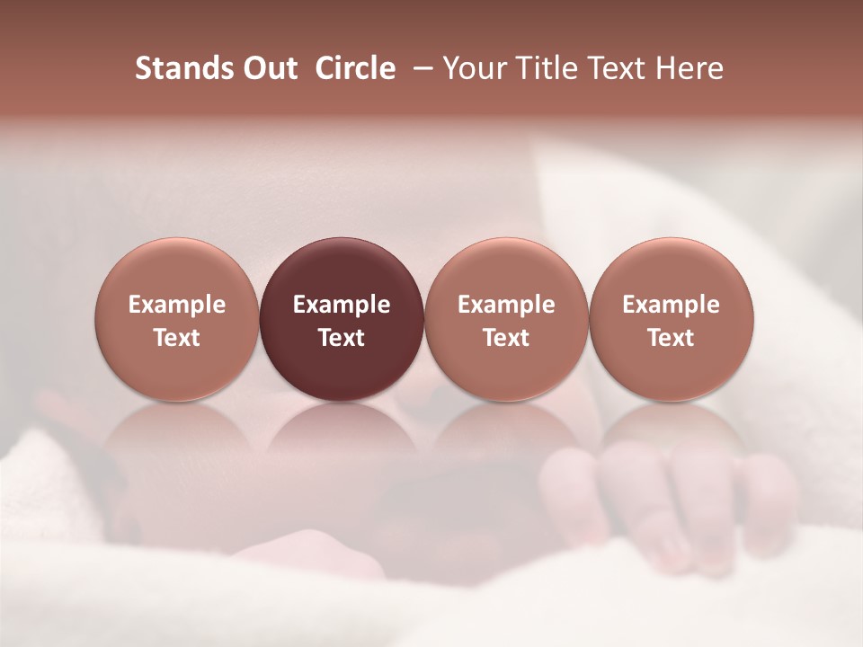 Family Fingernails Close Up PowerPoint Template