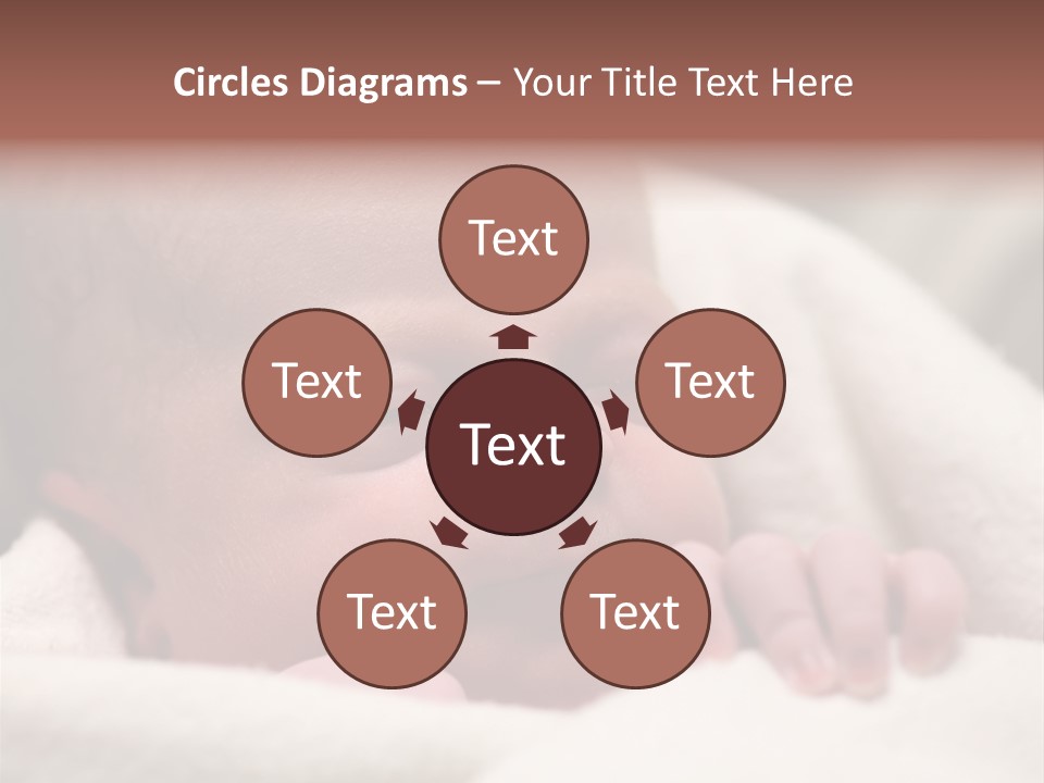 Family Fingernails Close Up PowerPoint Template