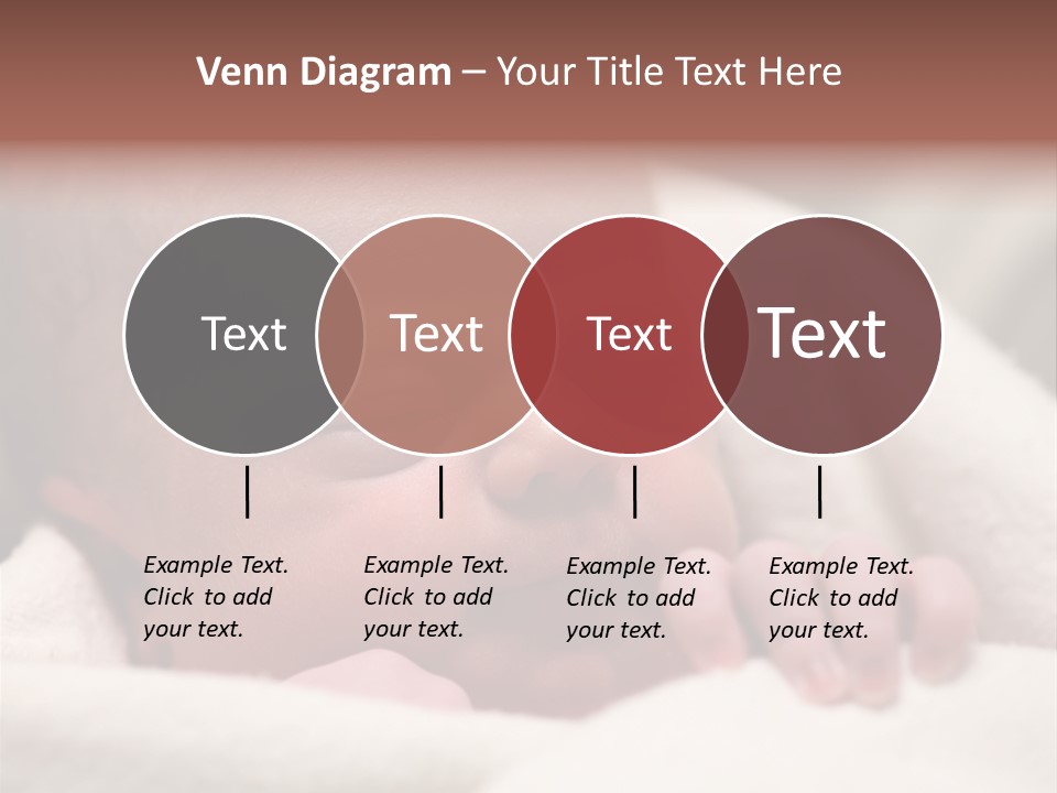 Family Fingernails Close Up PowerPoint Template