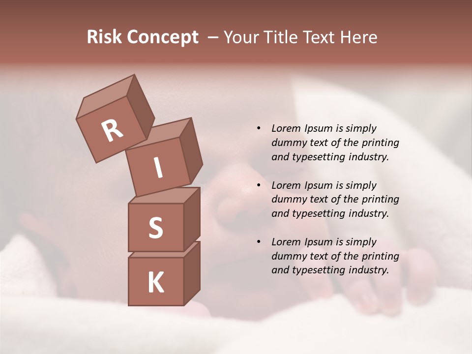 Family Fingernails Close Up PowerPoint Template