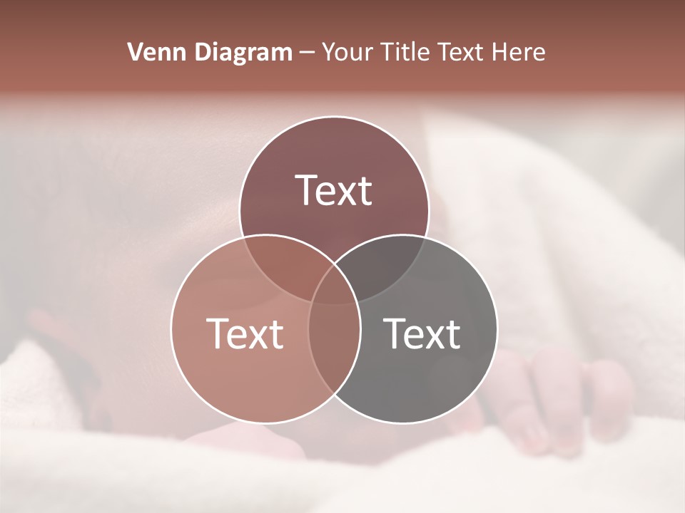 Family Fingernails Close Up PowerPoint Template