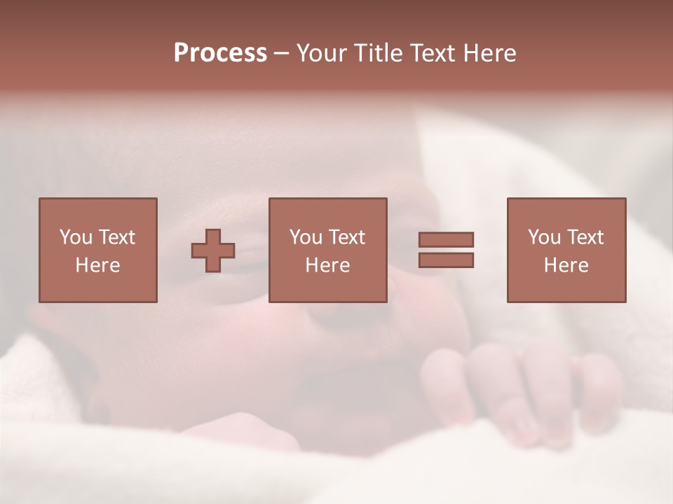 Family Fingernails Close Up PowerPoint Template