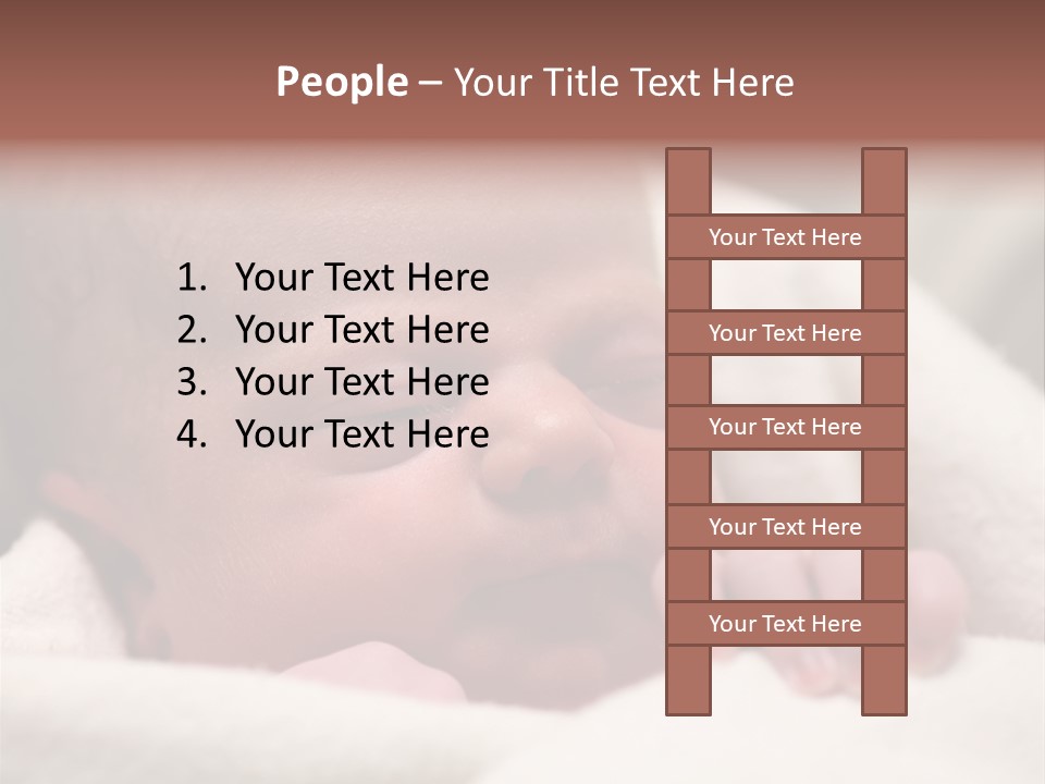 Family Fingernails Close Up PowerPoint Template