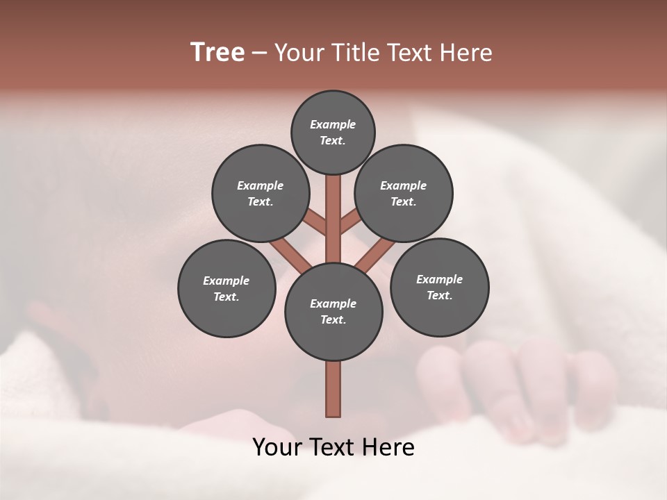 Family Fingernails Close Up PowerPoint Template