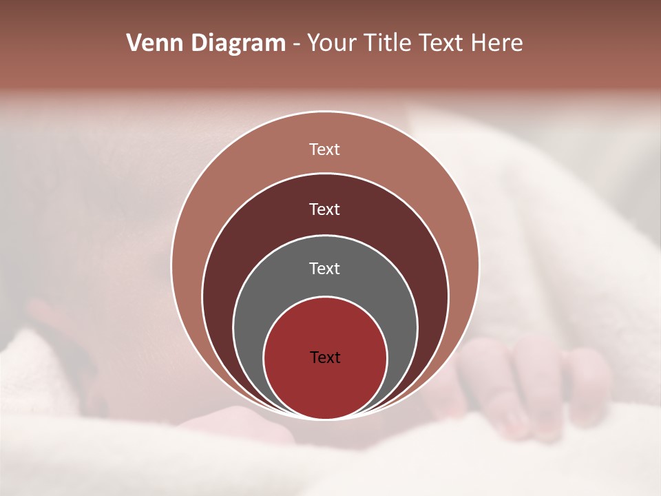 Family Fingernails Close Up PowerPoint Template
