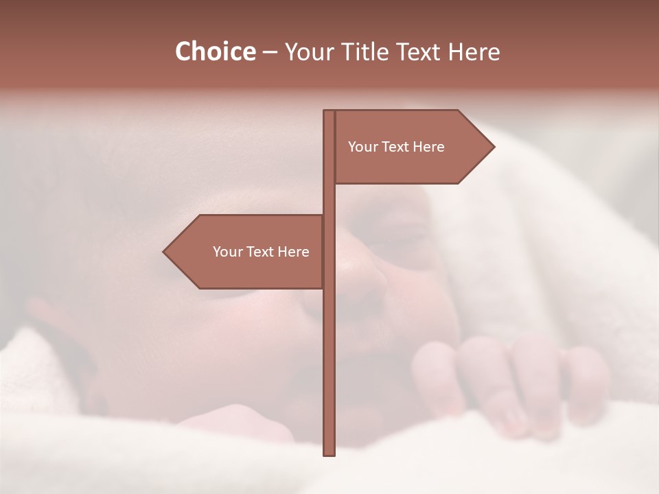 Family Fingernails Close Up PowerPoint Template