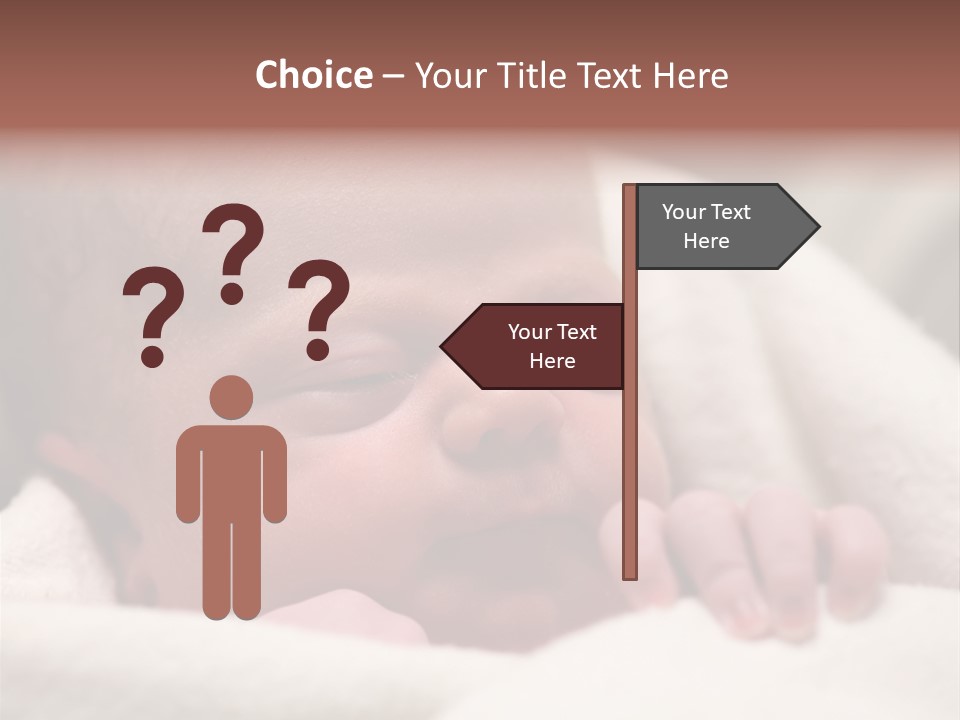 Family Fingernails Close Up PowerPoint Template