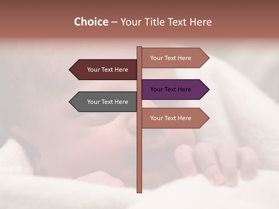 Family Fingernails Close Up PowerPoint Template