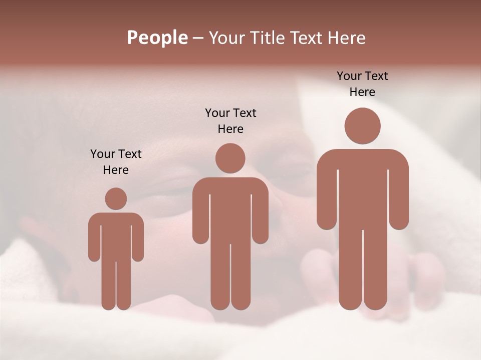 Family Fingernails Close Up PowerPoint Template