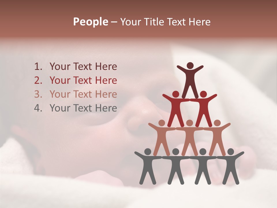 Family Fingernails Close Up PowerPoint Template