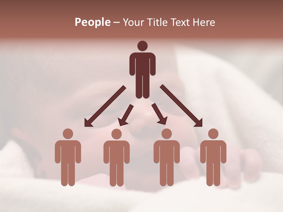 Family Fingernails Close Up PowerPoint Template