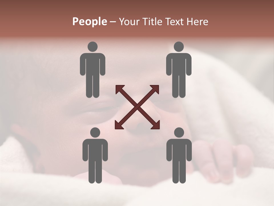 Family Fingernails Close Up PowerPoint Template