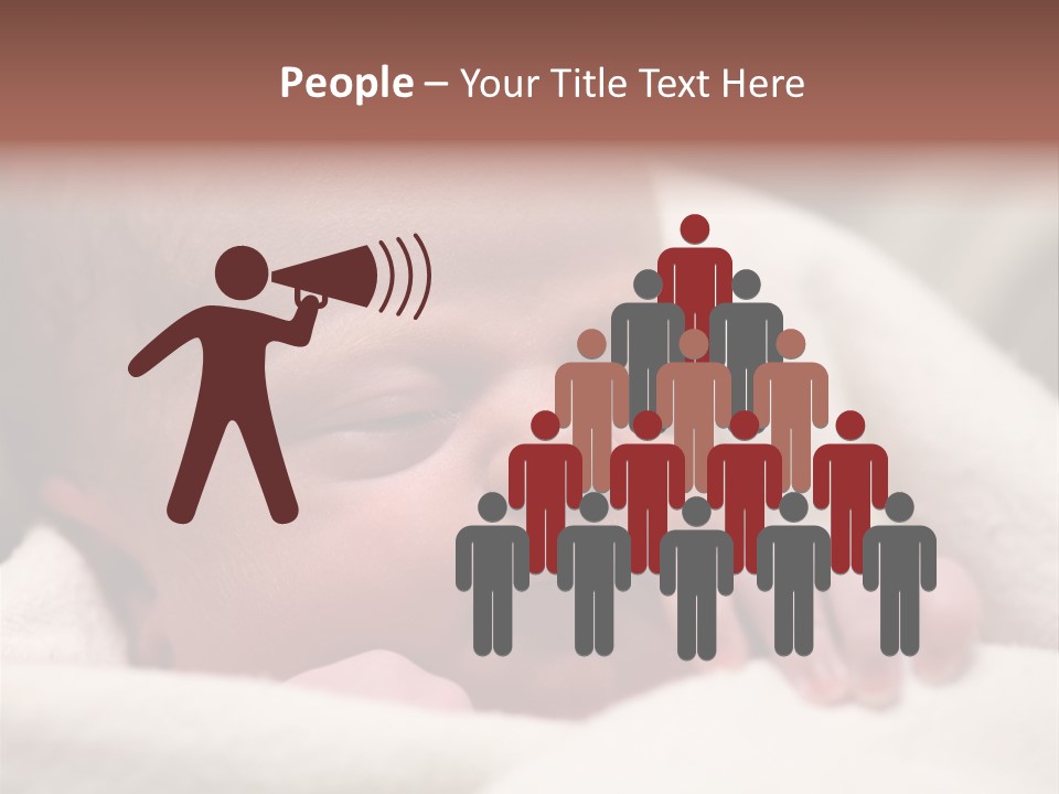 Family Fingernails Close Up PowerPoint Template