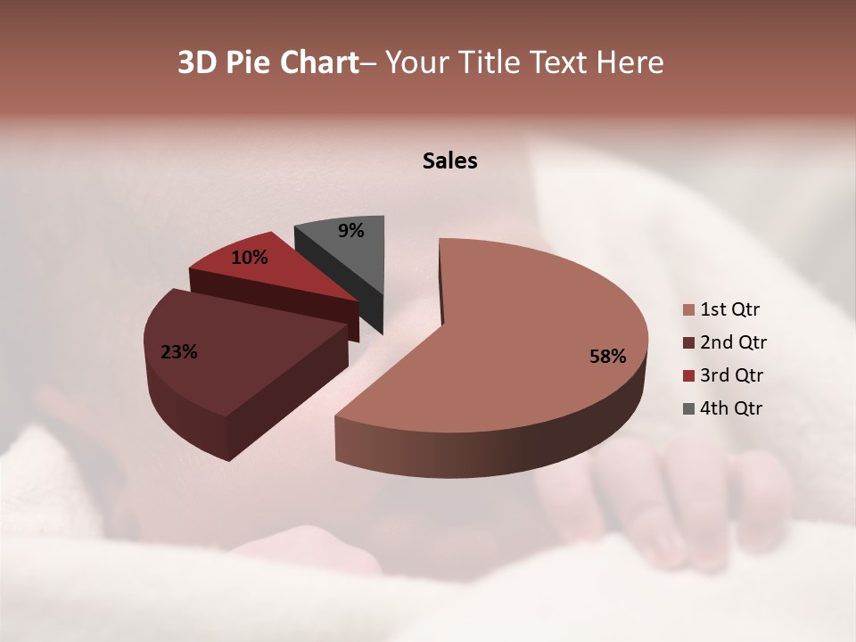 Family Fingernails Close Up PowerPoint Template