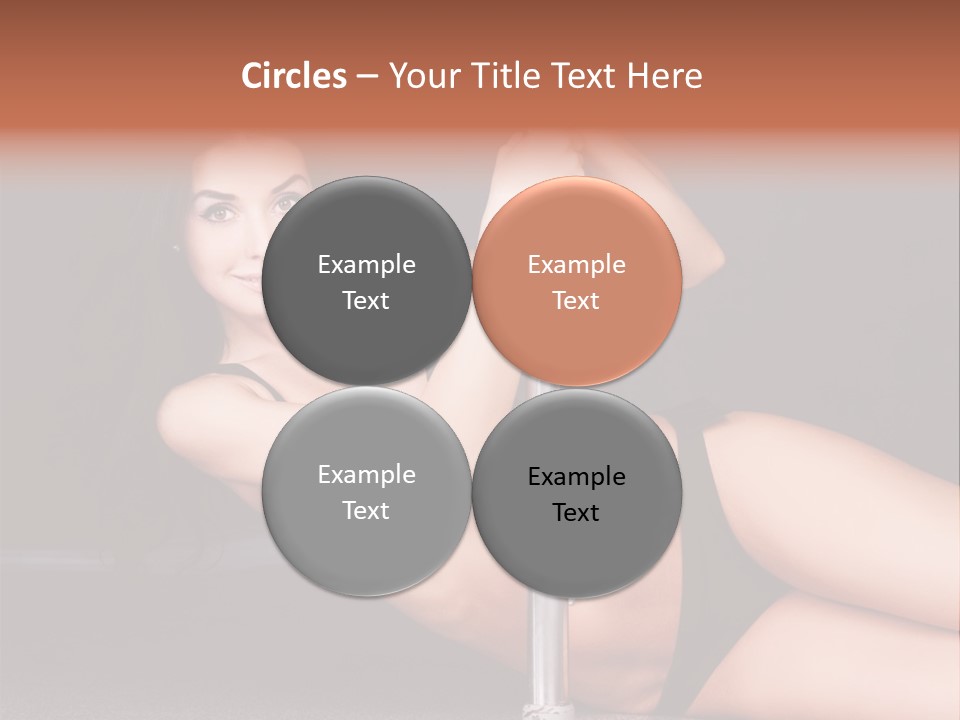 Tempting Seduce Woman PowerPoint Template
