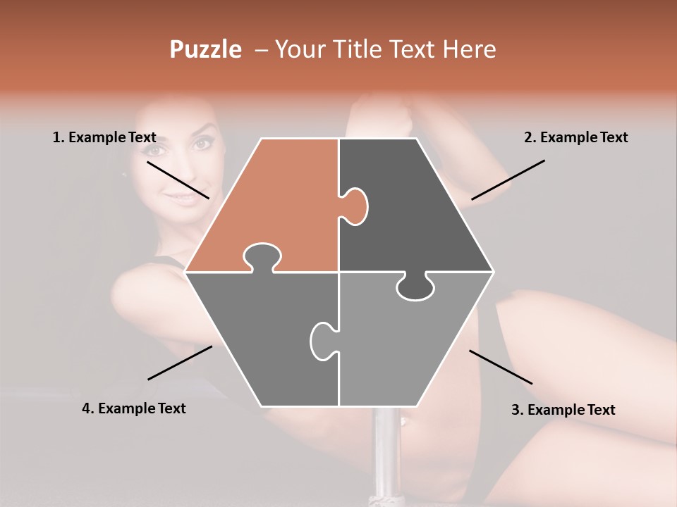 Tempting Seduce Woman PowerPoint Template