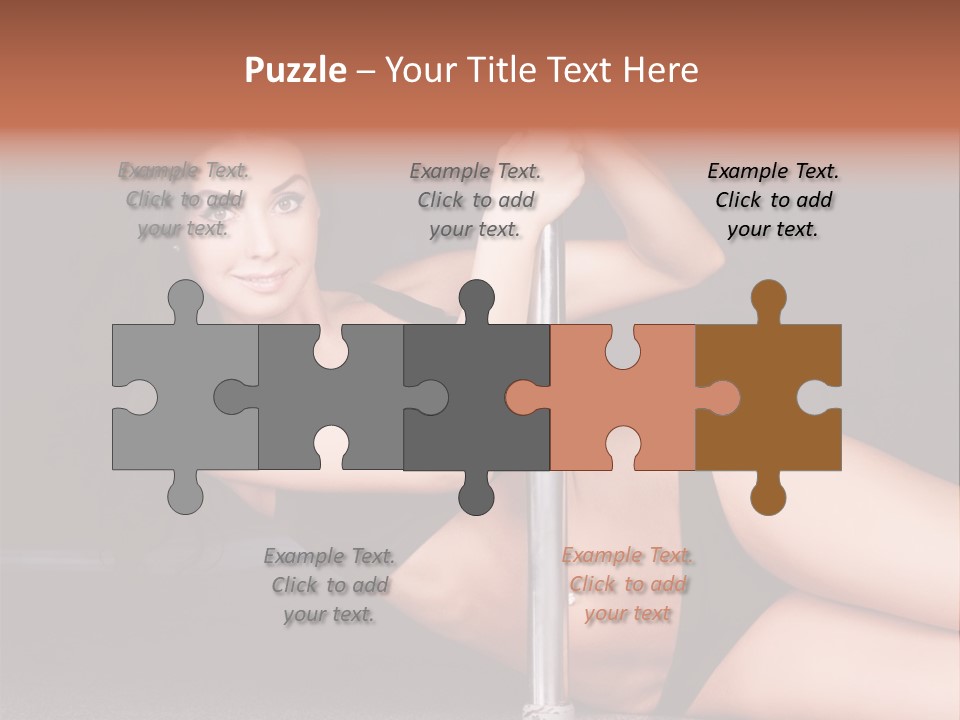 Tempting Seduce Woman PowerPoint Template