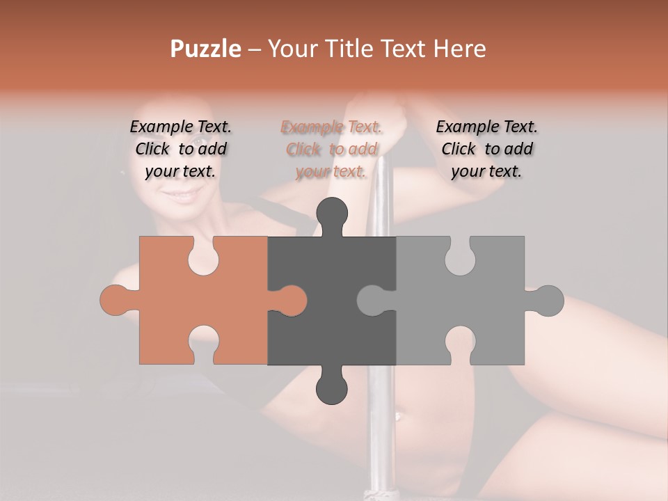 Tempting Seduce Woman PowerPoint Template