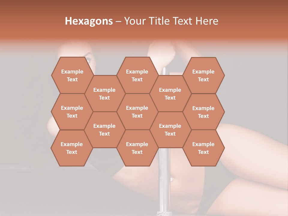 Tempting Seduce Woman PowerPoint Template