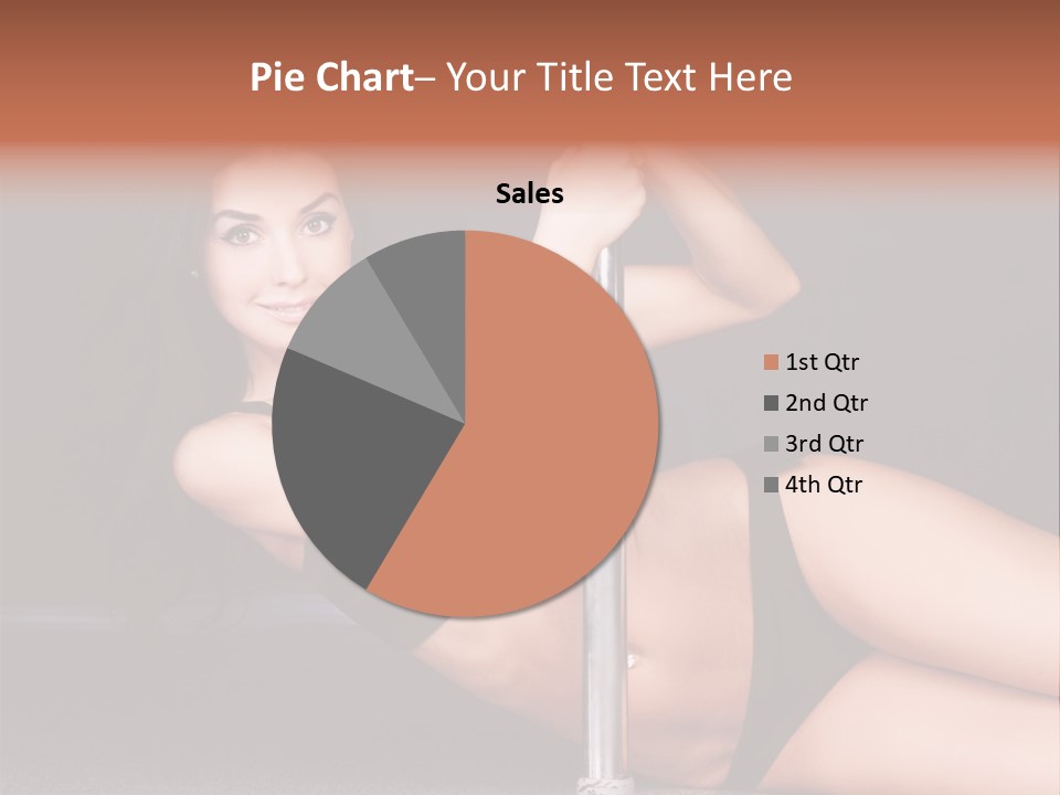 Tempting Seduce Woman PowerPoint Template