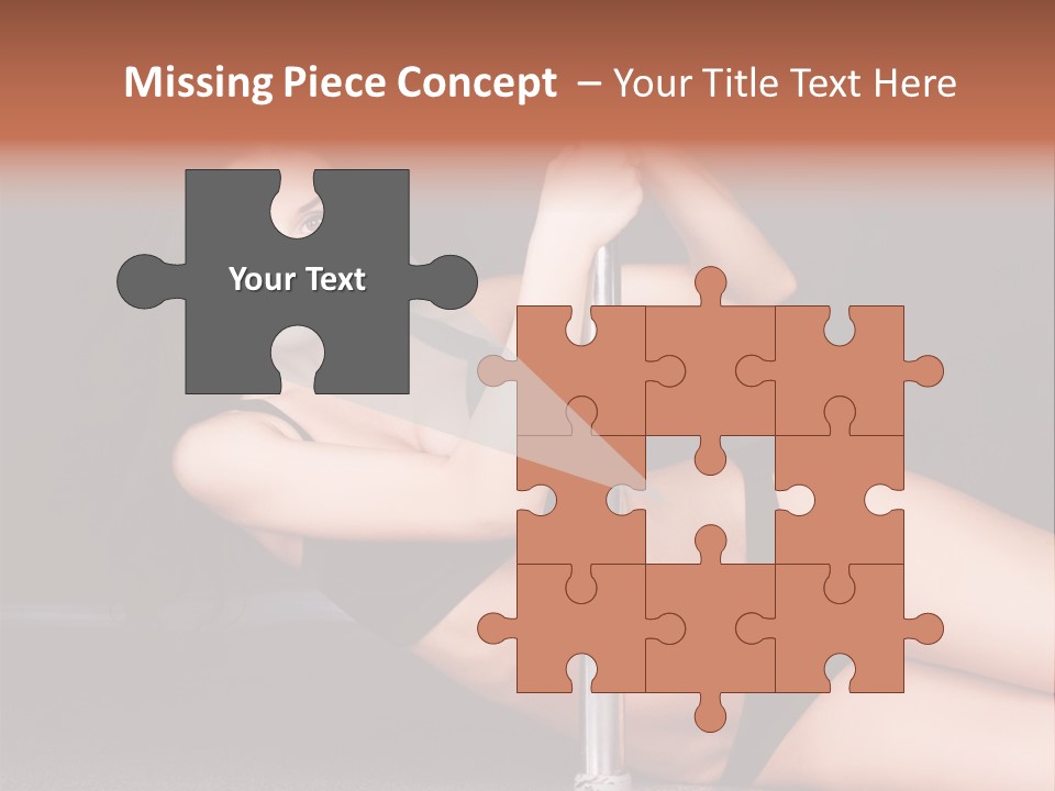 Tempting Seduce Woman PowerPoint Template