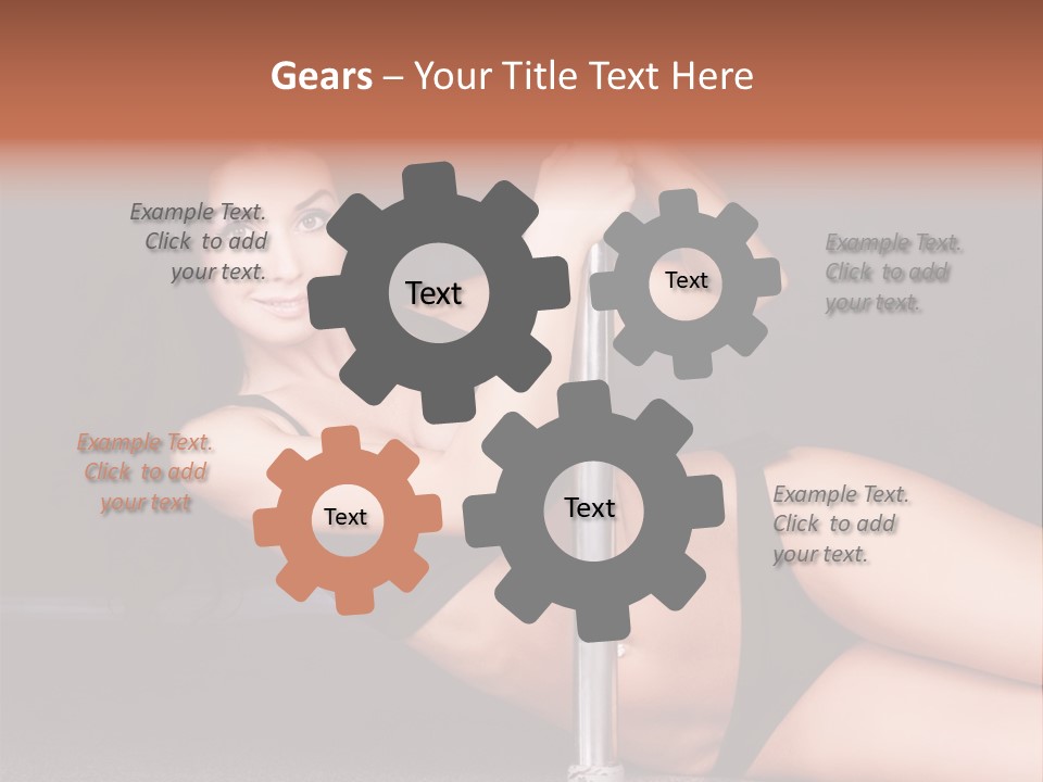 Tempting Seduce Woman PowerPoint Template