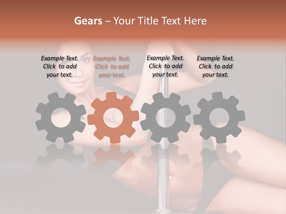 Tempting Seduce Woman PowerPoint Template