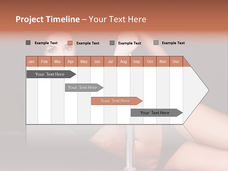 Tempting Seduce Woman PowerPoint Template