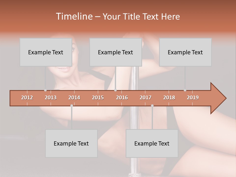 Tempting Seduce Woman PowerPoint Template