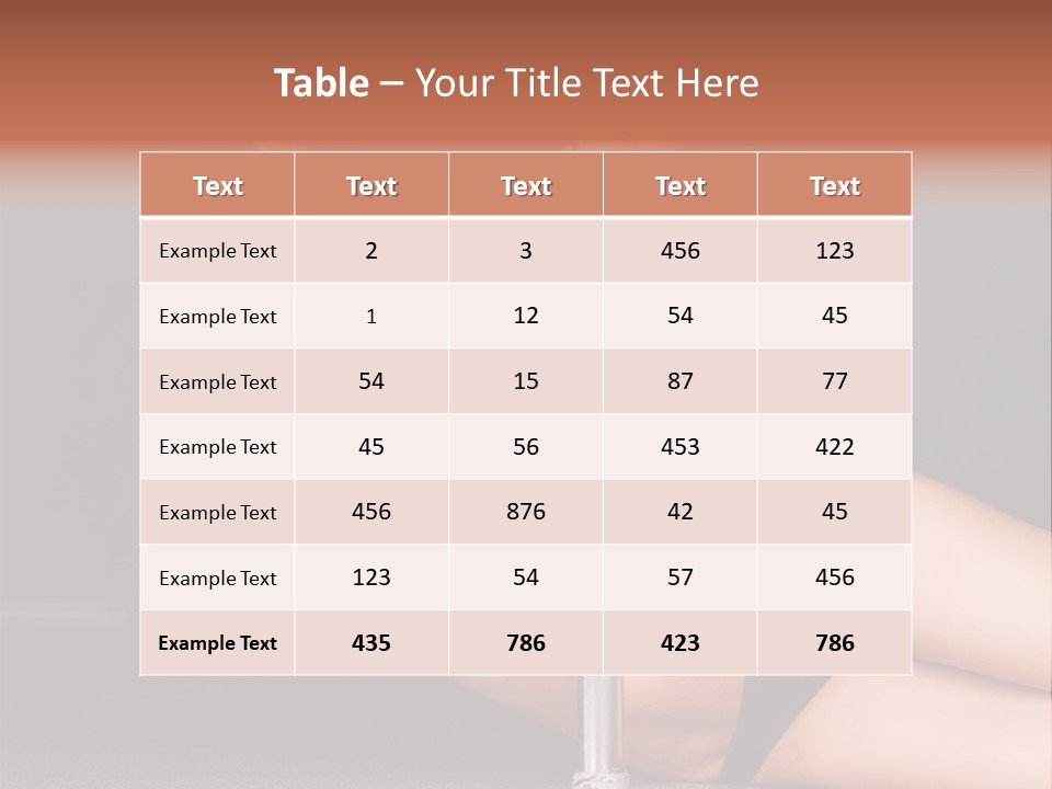 Tempting Seduce Woman PowerPoint Template