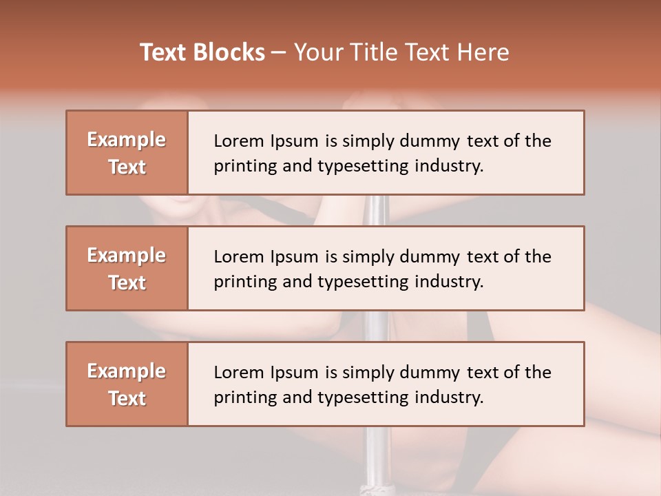 Tempting Seduce Woman PowerPoint Template