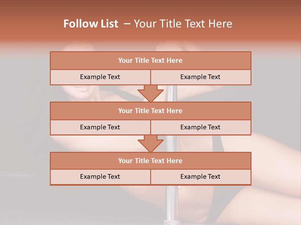 Tempting Seduce Woman PowerPoint Template