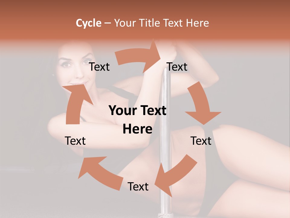 Tempting Seduce Woman PowerPoint Template