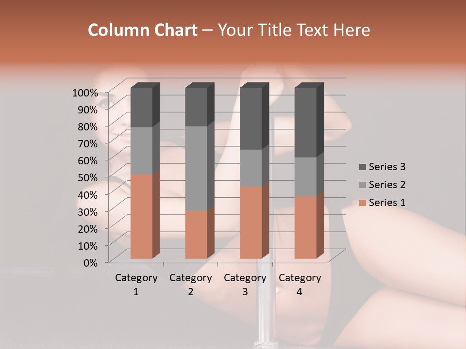 Tempting Seduce Woman PowerPoint Template
