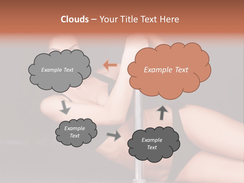 Tempting Seduce Woman PowerPoint Template