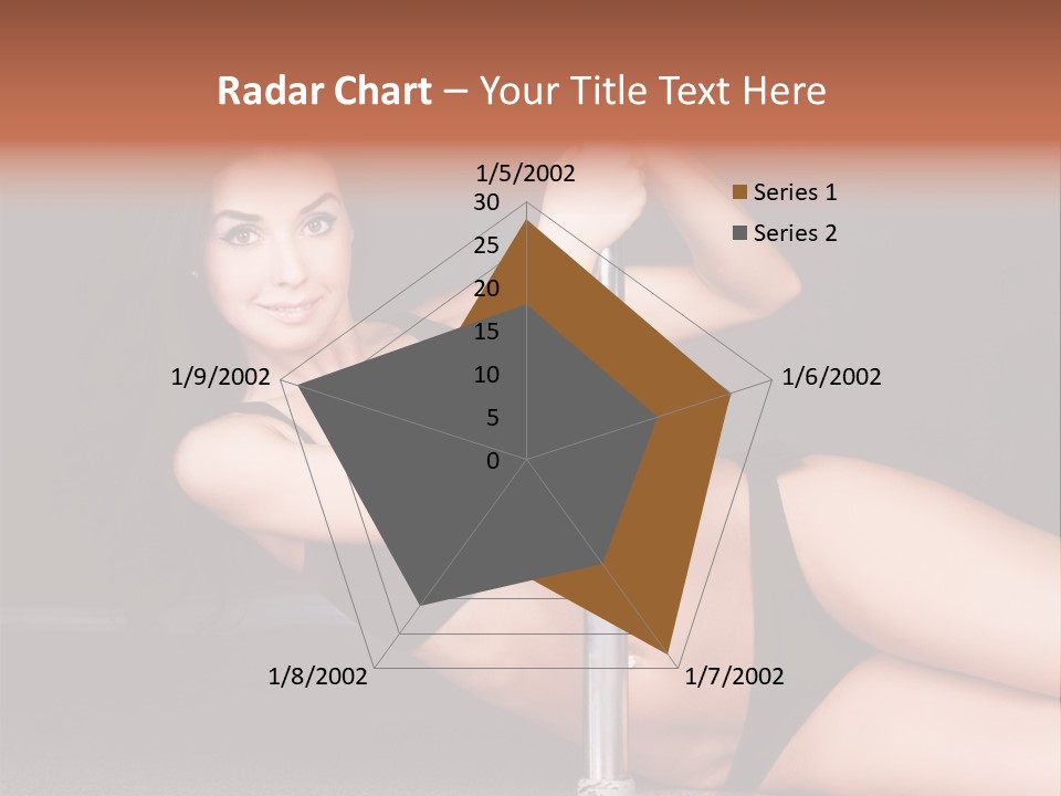 Tempting Seduce Woman PowerPoint Template