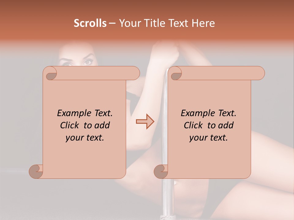 Tempting Seduce Woman PowerPoint Template