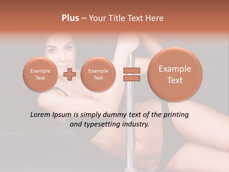 Tempting Seduce Woman PowerPoint Template