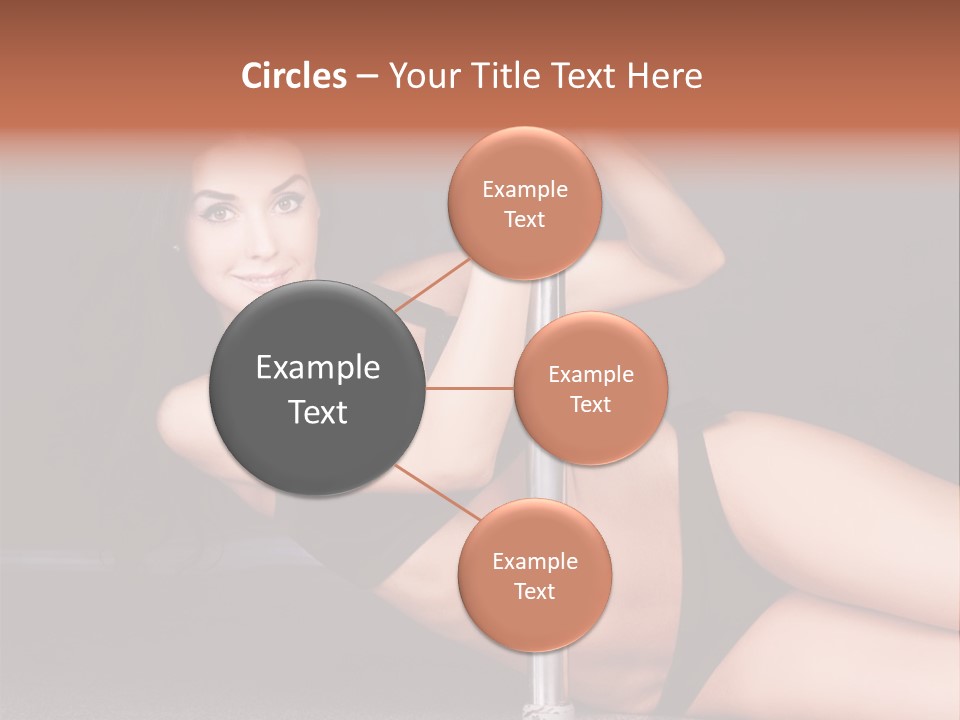 Tempting Seduce Woman PowerPoint Template