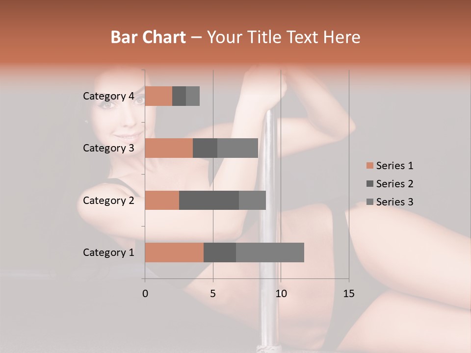 Tempting Seduce Woman PowerPoint Template