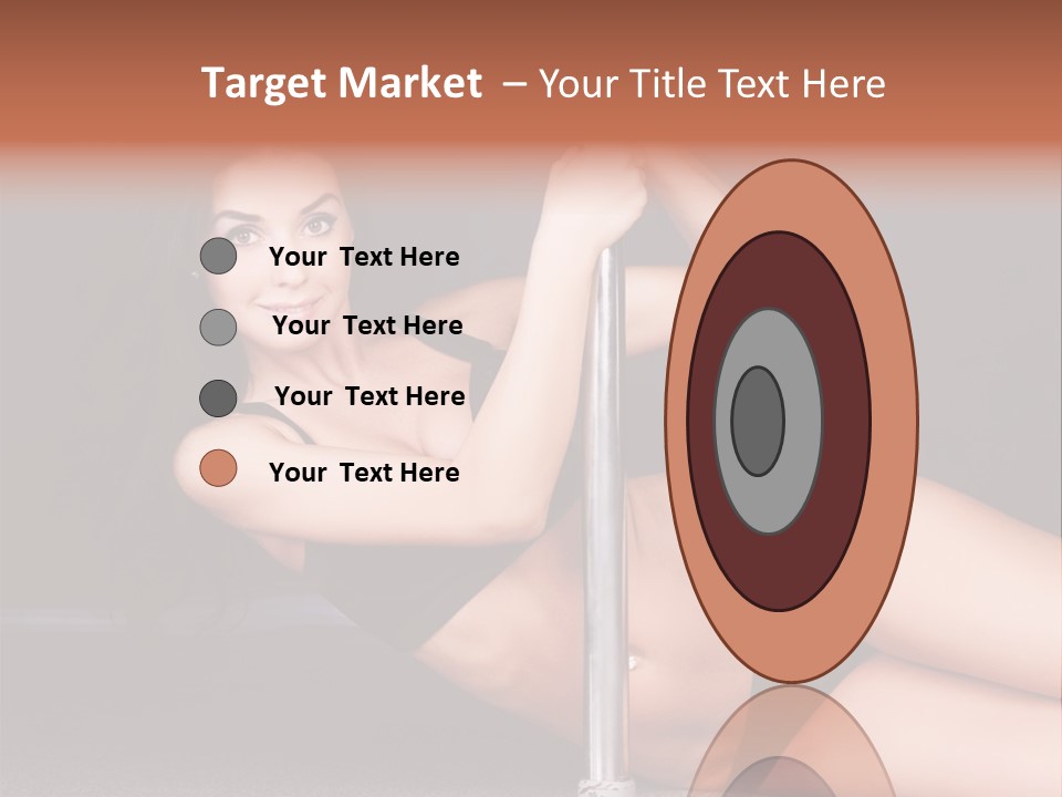 Tempting Seduce Woman PowerPoint Template