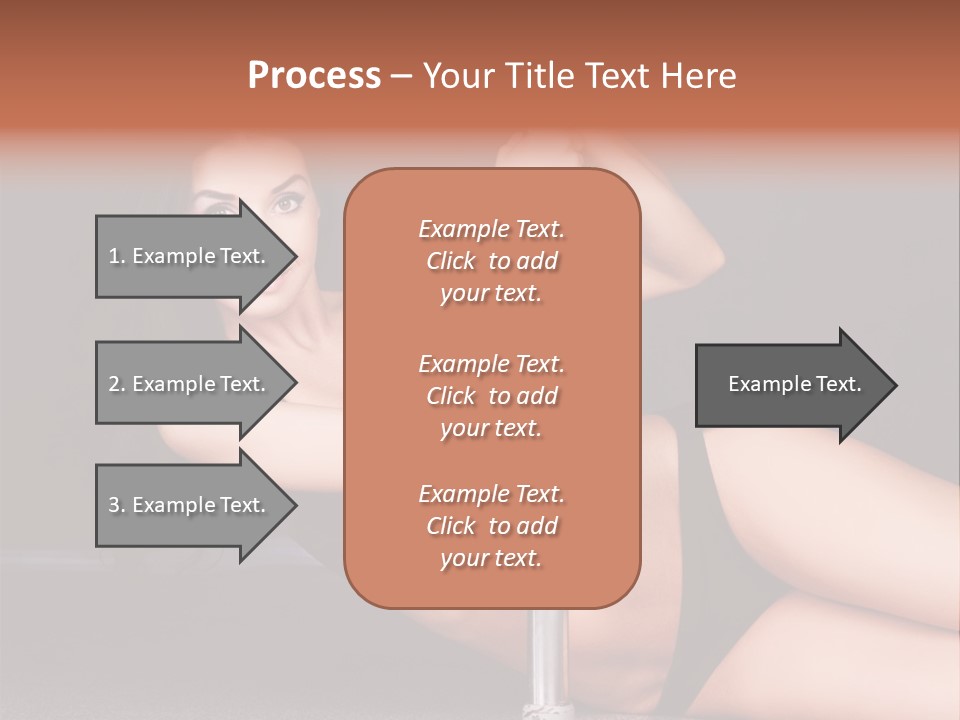 Tempting Seduce Woman PowerPoint Template