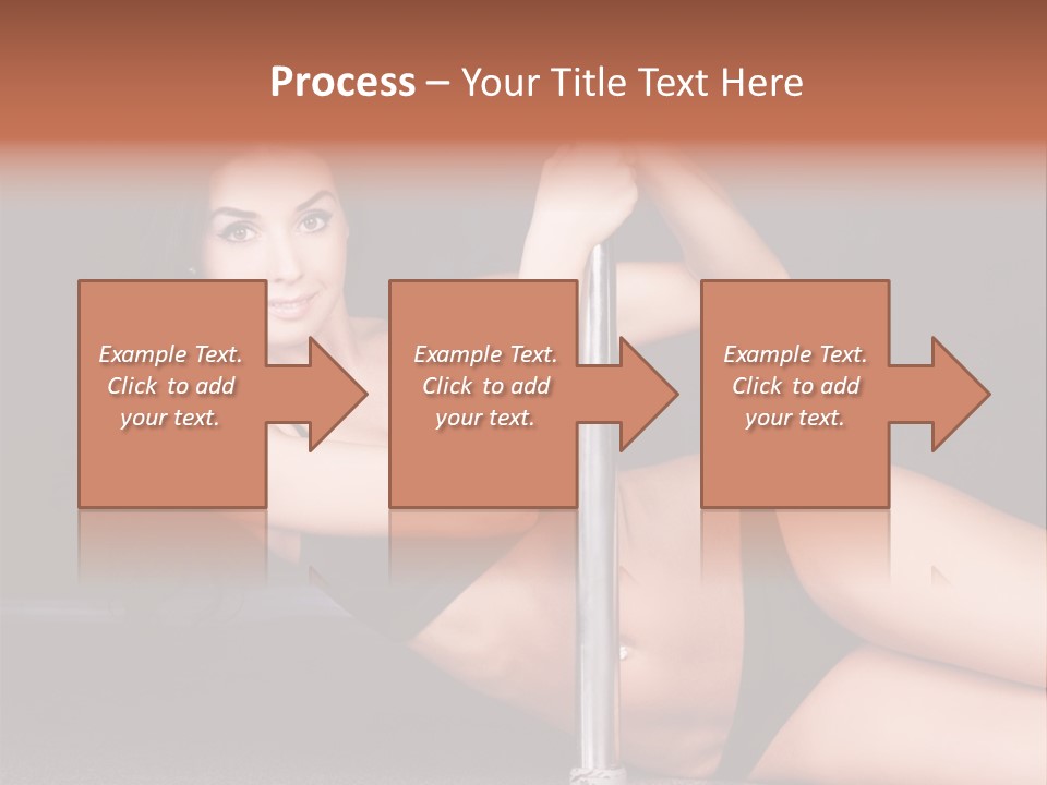 Tempting Seduce Woman PowerPoint Template