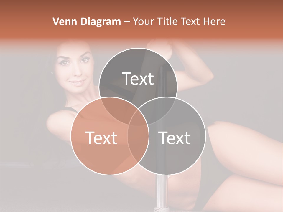 Tempting Seduce Woman PowerPoint Template