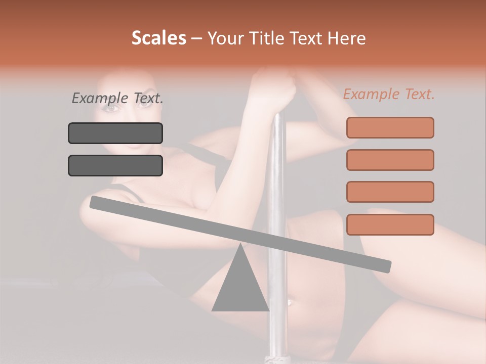 Tempting Seduce Woman PowerPoint Template