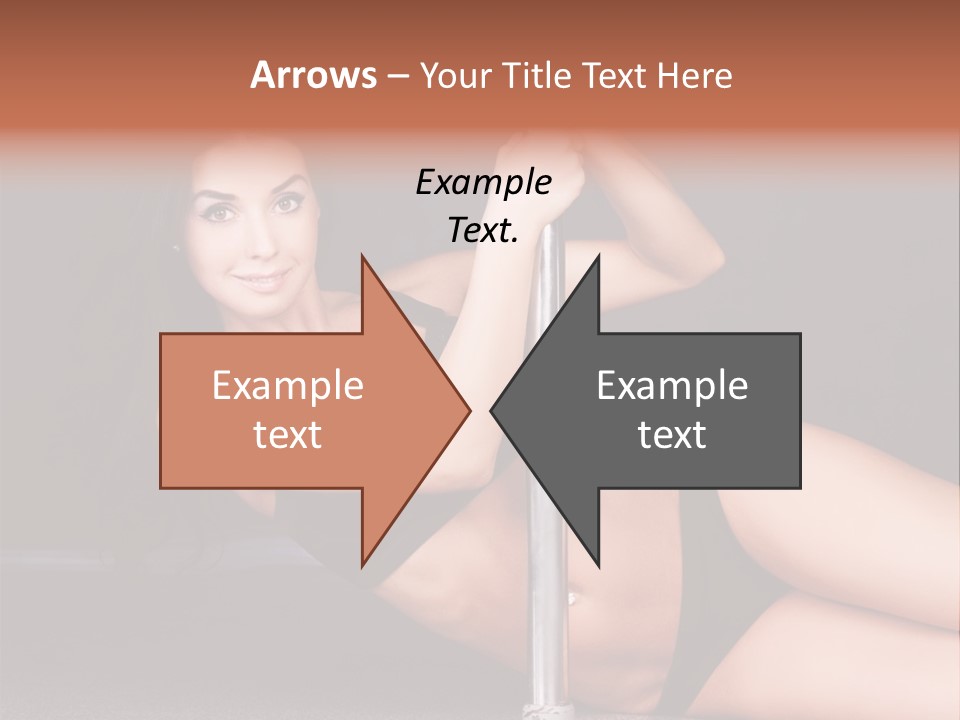 Tempting Seduce Woman PowerPoint Template