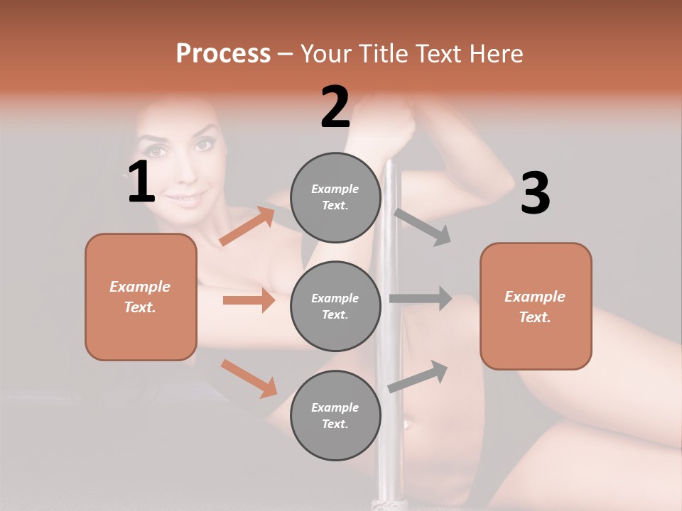 Tempting Seduce Woman PowerPoint Template