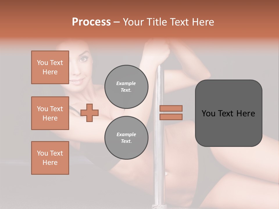 Tempting Seduce Woman PowerPoint Template