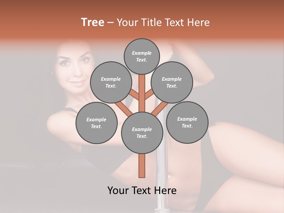 Tempting Seduce Woman PowerPoint Template