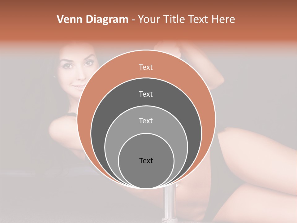 Tempting Seduce Woman PowerPoint Template